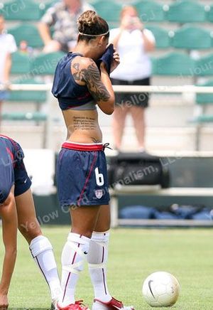 US soccer player Natasha Kai. There are very many reasons why I'm posting 